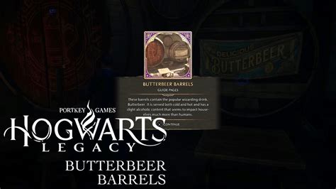 Hogwarts Legacy Butterbeer Barrels Field Guide Pages Youtube