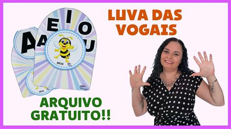 Luva das Vogais Consciência Fonológica Bolacha Pedagógica YouTube