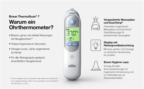 Braun Thermoscan Ohrthermometer Age Precision Technologie