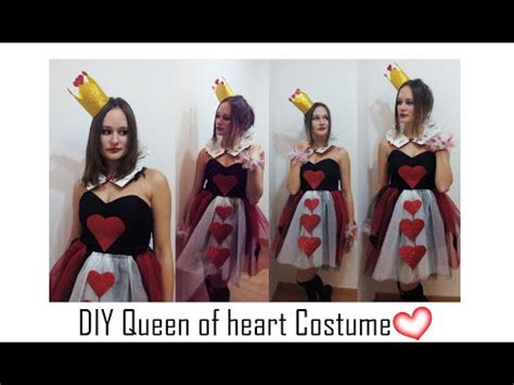 DIY Disfraz reina de corazones fácil y original Queen of heart