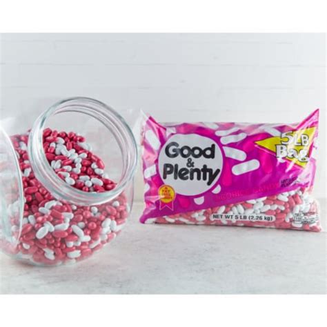 GOOD & PLENTY Licorice Flavored Nibs Candy Bulk Bag, 1 bag / 80 oz - QFC