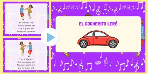 Canción El cocherito leré PowerPoint teacher made