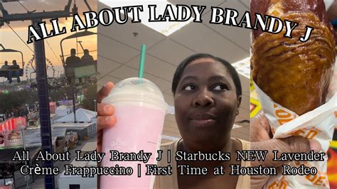 All About Lady Brandy J Starbucks New Lavender Cr Me Frappuccino