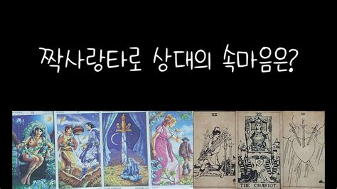 타로연애짝사랑 그 사람의 당신을 향한 속마음은 11월 12월 연애운 타로 운세 Youtube