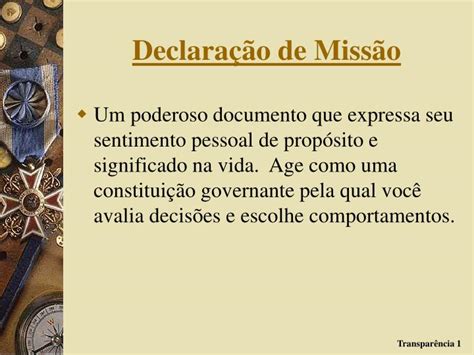 PPT Declaração de Missão PowerPoint Presentation free download ID