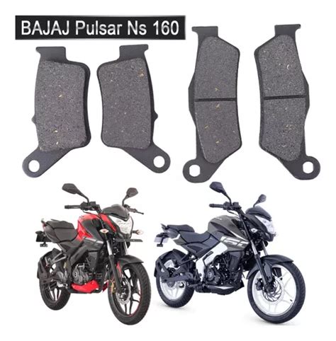 4 Pastillas De Freno Para Bajaj Pulsar Ns 160 2019 Meses sin interés