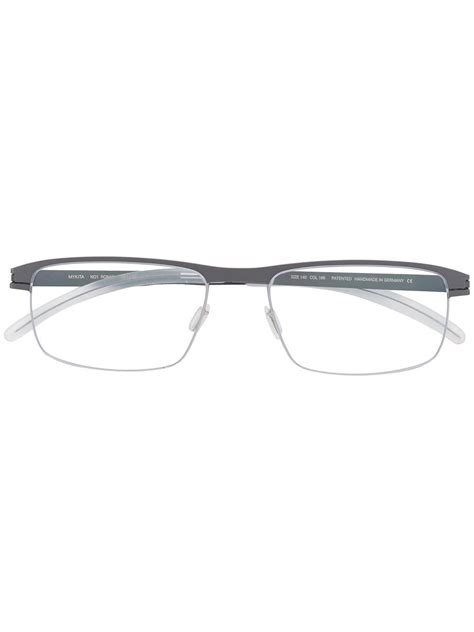 Mykita Brille Mit Eckigen Gläsern In Grey Modesens Mykita Glasses