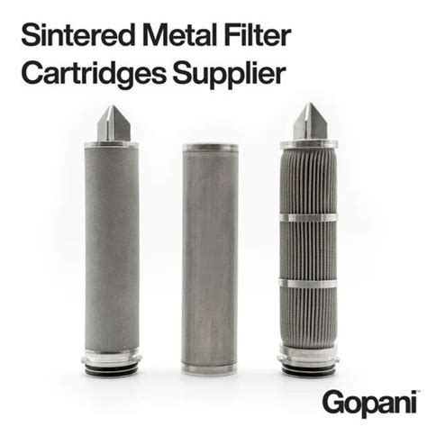 Sintered Metal Filter Cartridges Supplier At 13000 00 Inr In Ahmedabad Gopani Product Systems