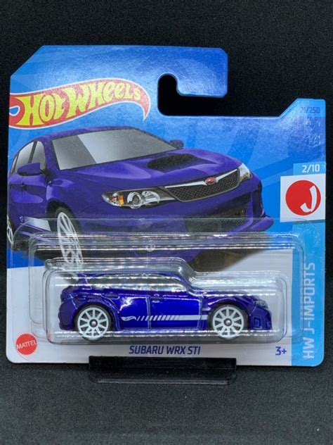 Hot Wheels Subaru WRX STI Blue Carshoping