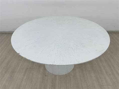 Mesa De Jantar Conne Redonda Laca Branca Cm J Vendeu