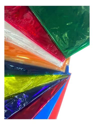 Papel Celofán De Colores X 12 Pliegos MercadoLibre