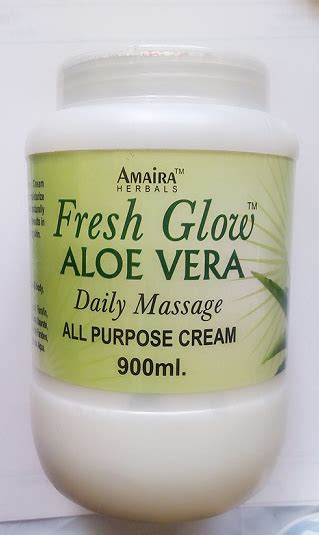 Buy 900 Ml Herbal New Advanced Aloe Vera Face And Body Massage Cream