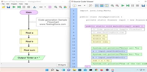 Flowgorithm Source Code Viewer Testingdocs