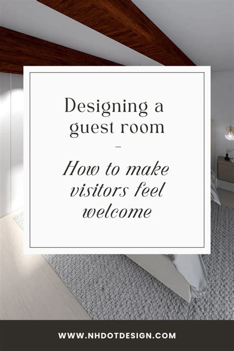 How to design a guest room - NH.DESIGN