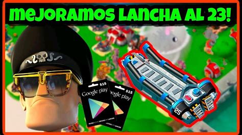 PRONTO SORTEO Y MEJORAMOS LANCHA AL 23 BOOM BEACH ALFREDOYT YouTube