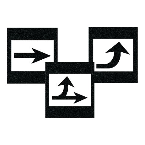 Federal MUTCD/DOT Arrows Stencil Kit | Econosigns LLC