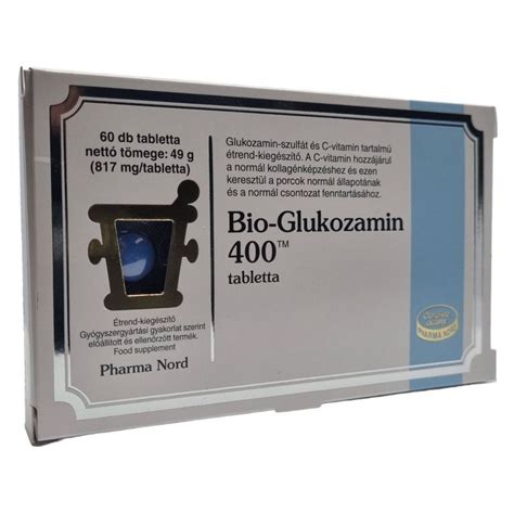 Ft Pharma Nord Bio Glukozamin Tabletta Db Herbaposta Webshop