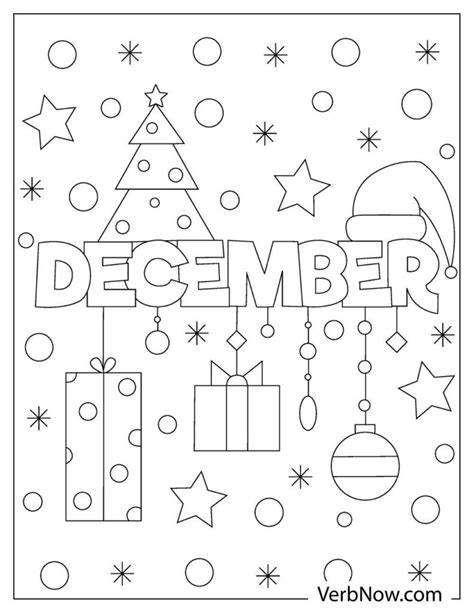 Free December Coloring Pages For Download Printable Pdf Verbnow