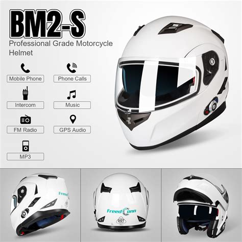 Snapklik FreedConn Motorcycle Bluetooth Helmet Bluetooth