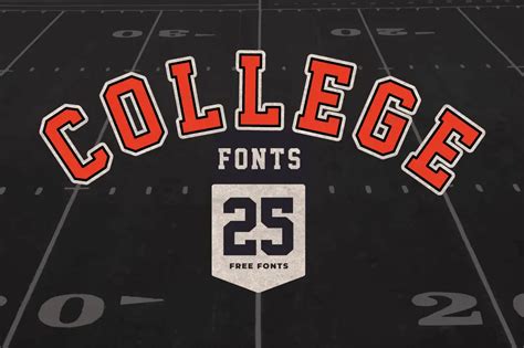 25 Free College Fonts to download - PrePressToolkit.com