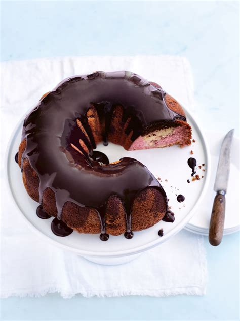 Marble Cake With Chocolate Icing Donna Hay