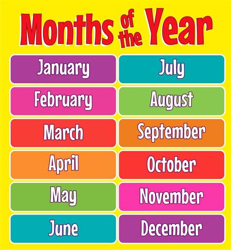 Months And Weekdays Baamboozle Baamboozle The Most Fun Classroom