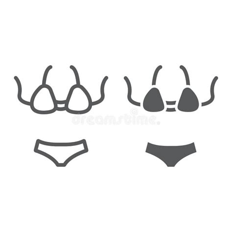 Bikini Red Sign Emoji Icon Illustration Summer Vector Symbol Emoticon Design Clip Art Sign