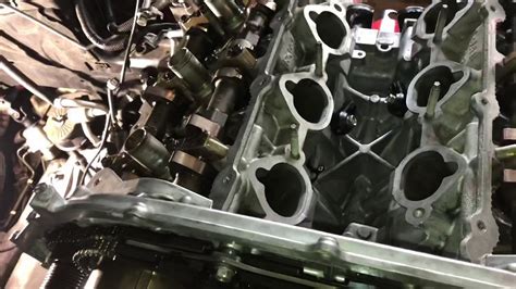 VQ35HR Cylinder Heads Installed And Timing Marks Aligned YouTube