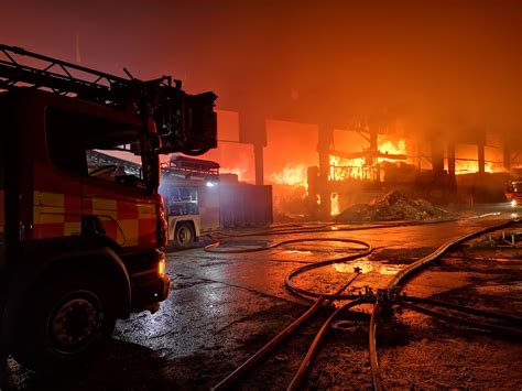 Large Disused Building Fire In Rotherham South Yorkshire Fire And Rescue