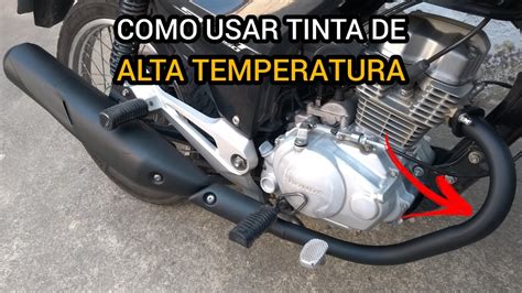 Como Pintar O Escape Da Moto Qual A Melhor Tinta Youtube