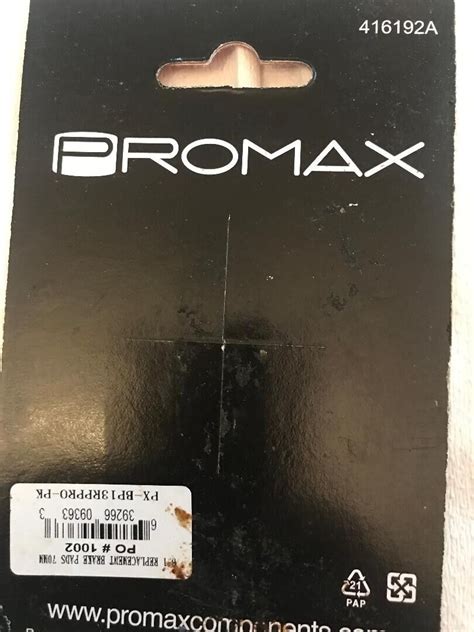 Promax B 1 Cartridge Brake Pad Replacement Inserts 70mm Pink For Sale Online Ebay