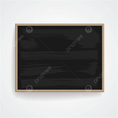 Black Chalkboard With Wooden Frame White Board Blackboard Vector White