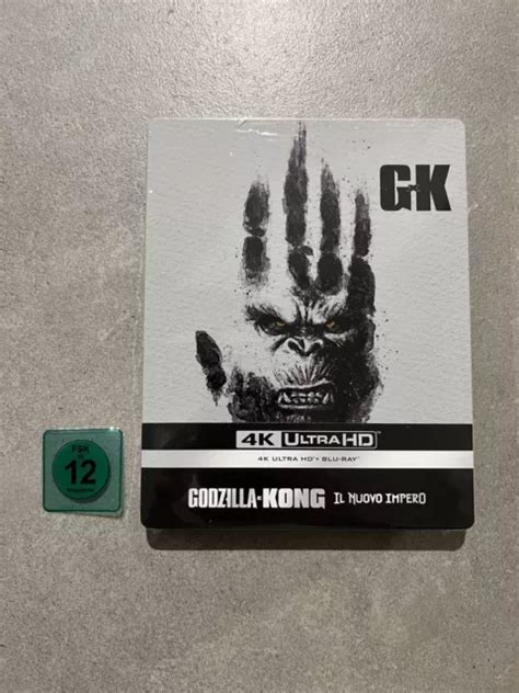 GODZILLA X KONG The New Empire Steelbook 4K UHD Blu Ray NEU OVP Cover 2