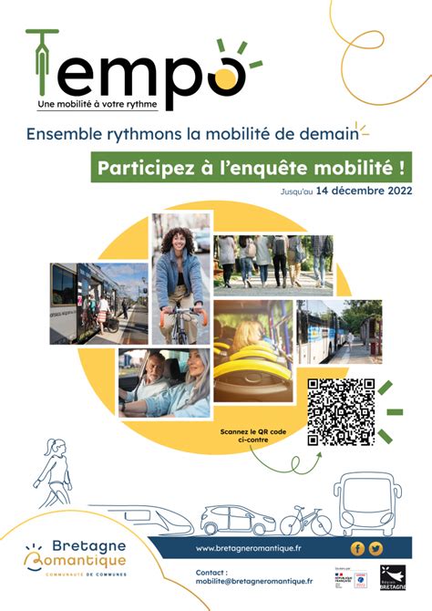 Participez à l enquête mobilité Bretagne Romantique