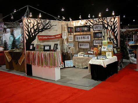 All set up and ready to go.My booth at the holiday gift show. Fiber Art by Bird on a Wire and ...