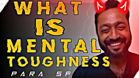 What Is Mental Toughness Major Vivek Jacob Para Sf Youtube