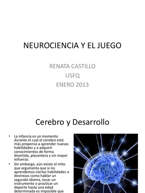 Neurociencia y El Juego | PDF | Neurona | Cerebro 