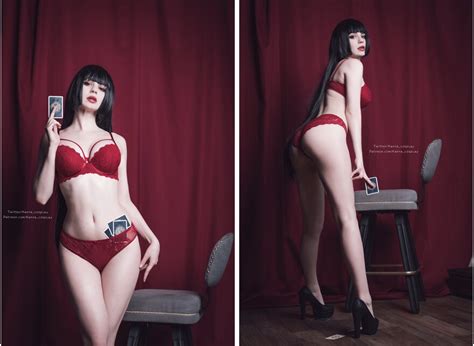 Front Or Back Yumeko Jabami By Kanra Cosplay [self] Porn Pic Eporner