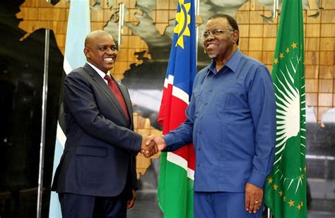 Masisi arrives in Namibia - The Namibian