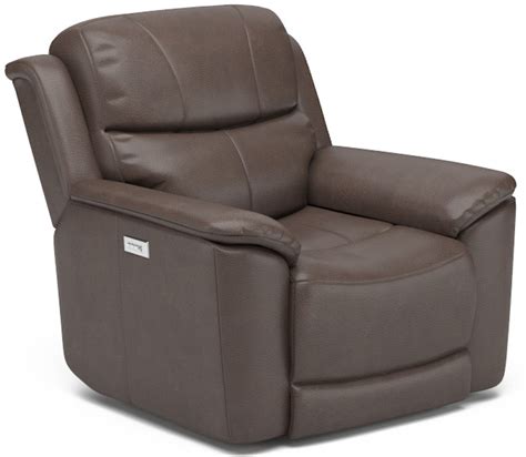 Flexsteel Cade Leather Recliner With Power Headrest 1183 50ph 637 72 Portland Or Key Home