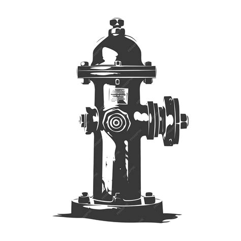 Premium Vector Silhouette Fire Hydrant Black Color Only