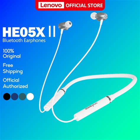 Lenovo HE05X II Neckband Esportes Bluetooth 5 0 Fones De Ouvido Intra