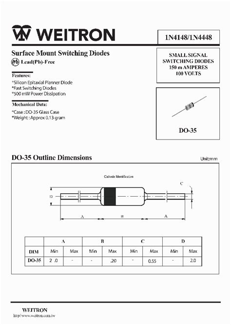 1N4148 Diode Pinout, Equivalents, Characteristics Datasheet, 59% OFF