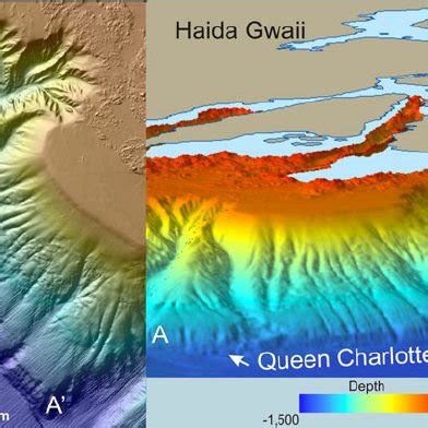 Map showing the location of the Queen Charlotte Fault Zone in the plate ...