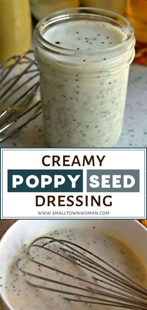 Easy Creamy 6 Ingredient Poppy Seed Dressing That Can Be Prepared In 5 Minutes This Delectable