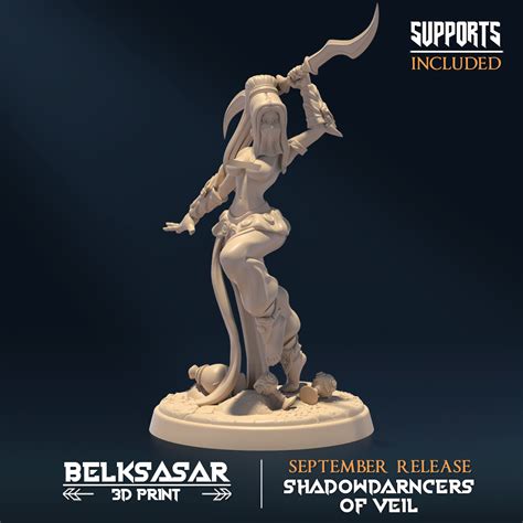 STL File Shadowdancer Of Veil C Nude And Normal3D Printable Design To