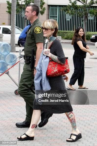 Janine Lindemulder Is Escorted Into The Lamoreaux Justice Center By