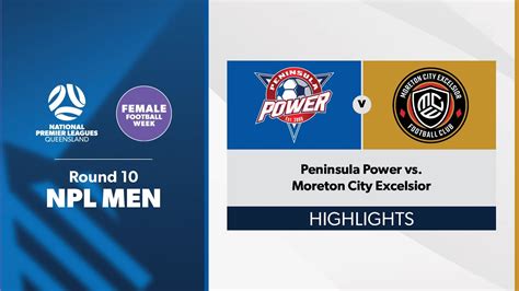 Npl Men Round Peninsula Power Vs Moreton City Excelsior