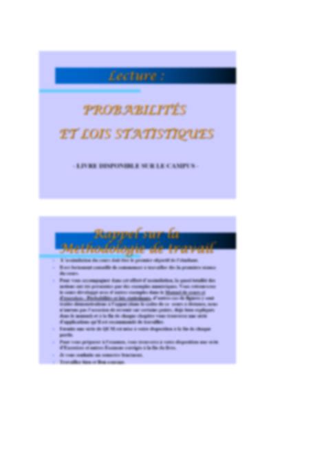 Solution S Ances Proba Et Studypool