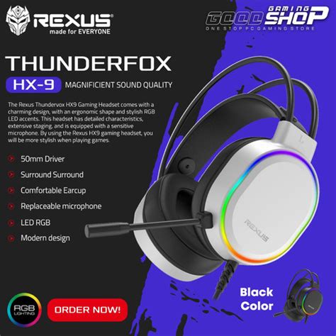 Jual Rexus Thundervox HX9 Gaming Headset Jakarta Pusat